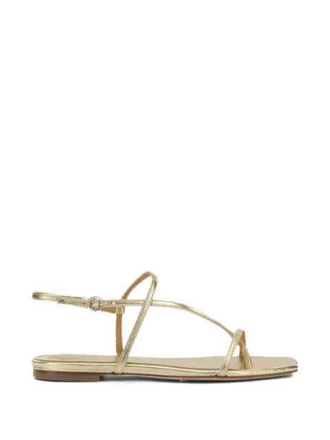 Aeyde Ella flat leather sandals