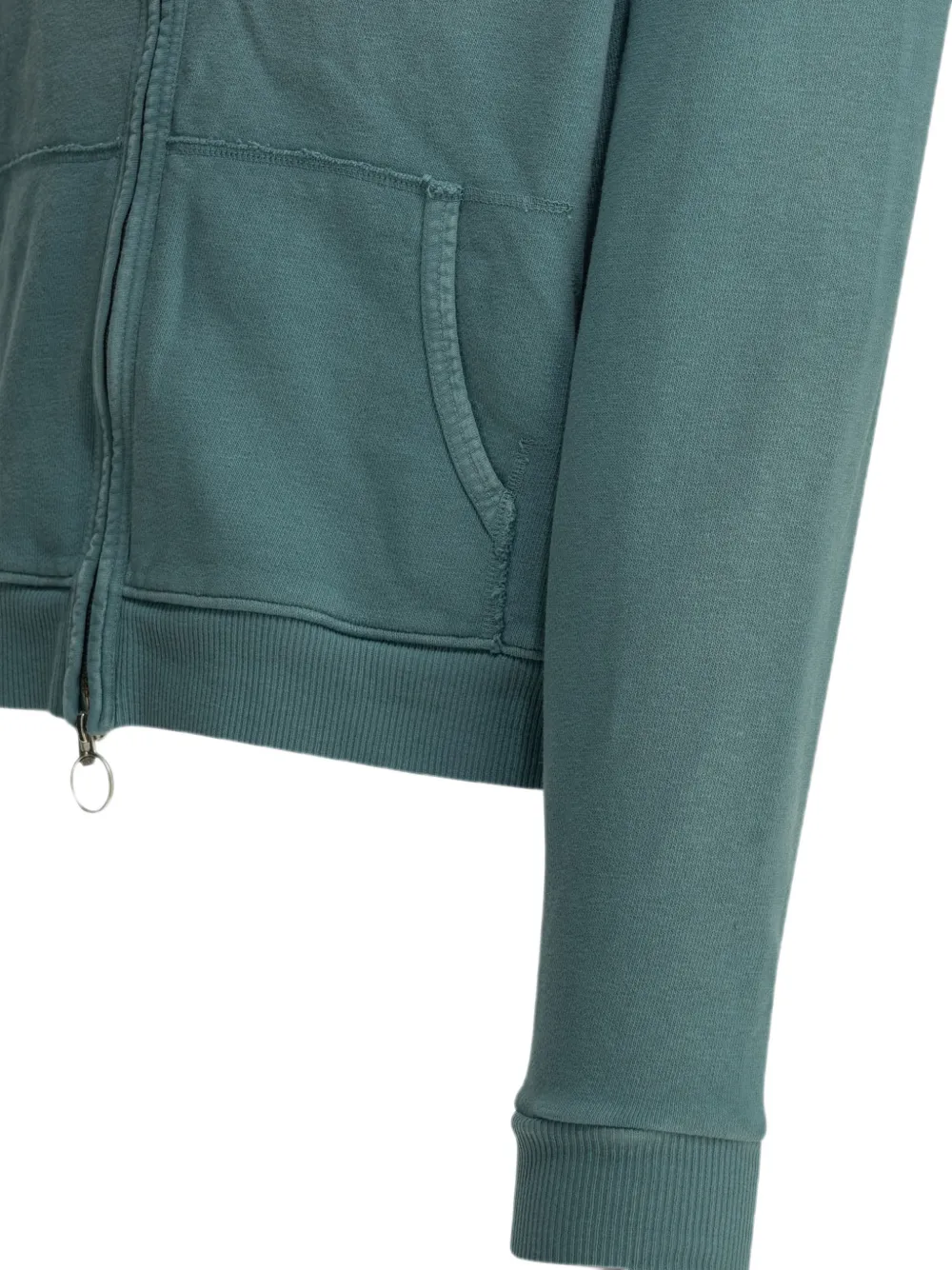 KAPITAL Katoenen hoodie met rits Blauw
