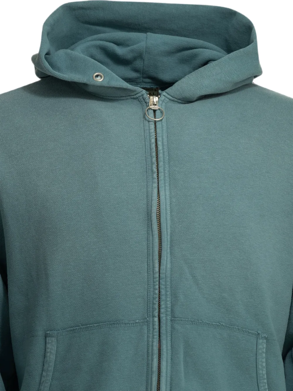 KAPITAL Katoenen hoodie met rits Blauw