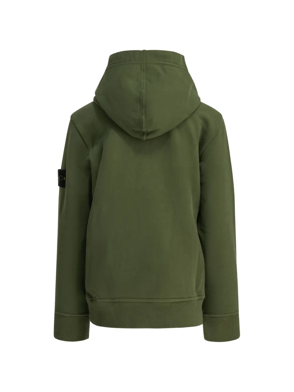 Stone Island Junior Hoodie met logopatch Groen