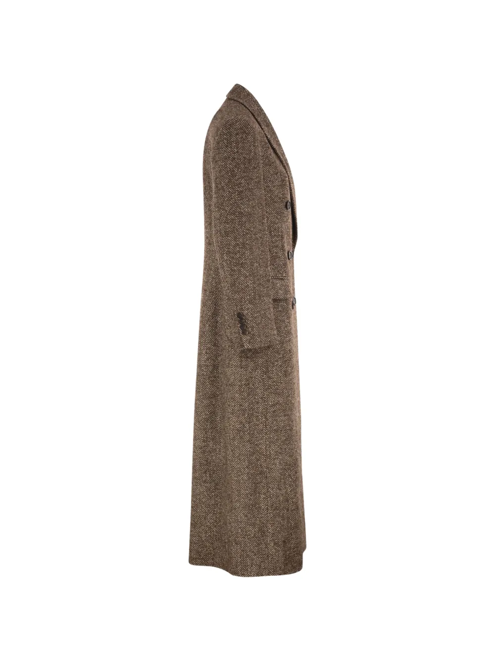 Brunello Cucinelli Jas met dubbele rij knopen Bruin