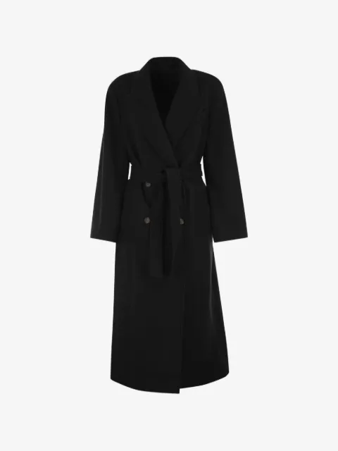 Brunello Cucinelli double-breasted belted coat