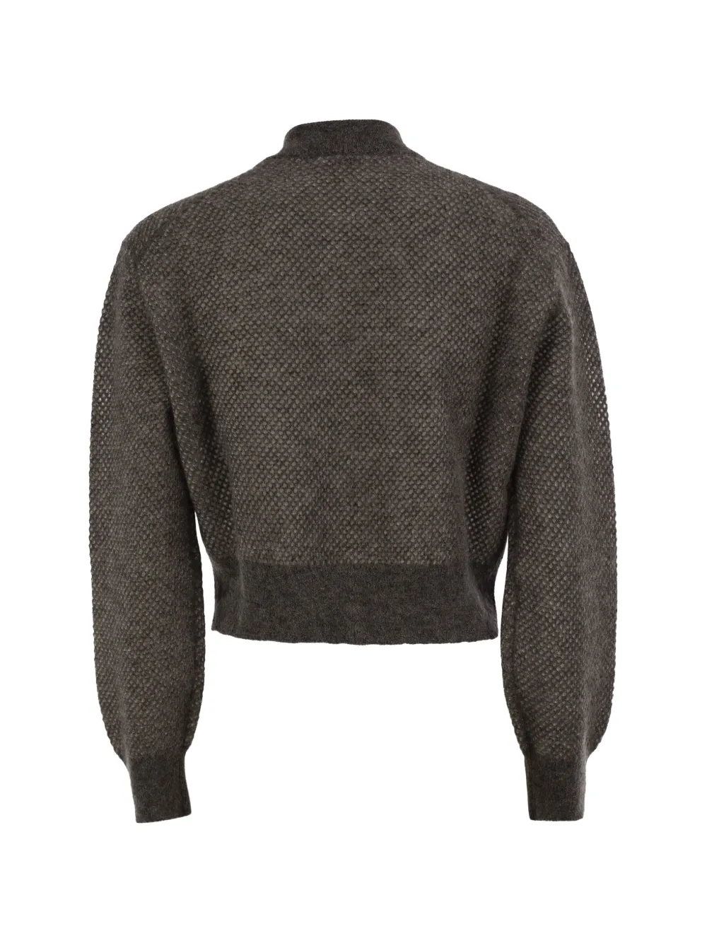 Brunello Cucinelli Opengewerkt glanzend vest Grijs