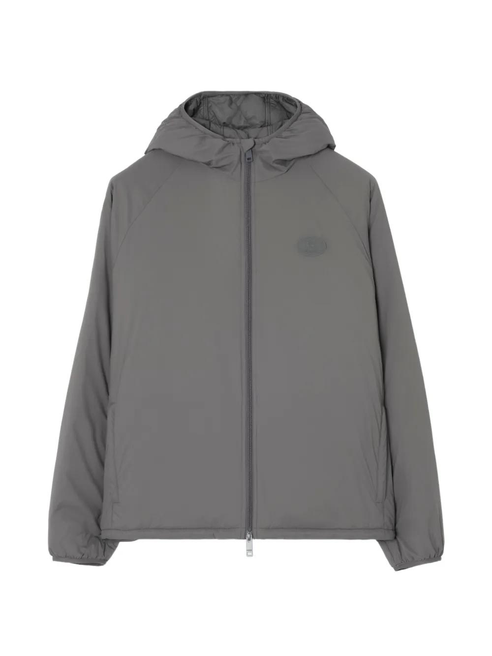 Burberry Giacca Dunwich in nylon con cappuccio - Grigio