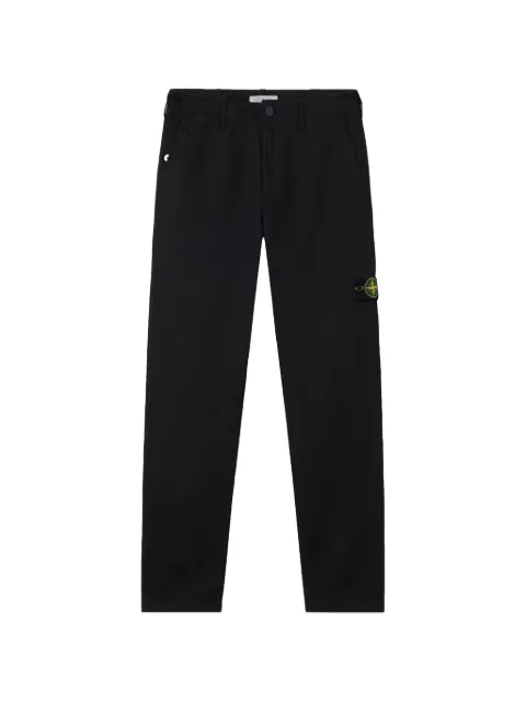 Stone Island logo-patch chino trousers