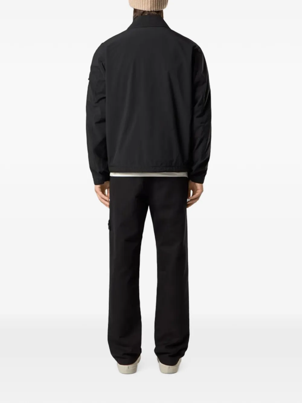 Stone Island Chino met logopatch Zwart