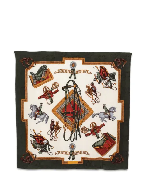 Vintage Sjaal met print