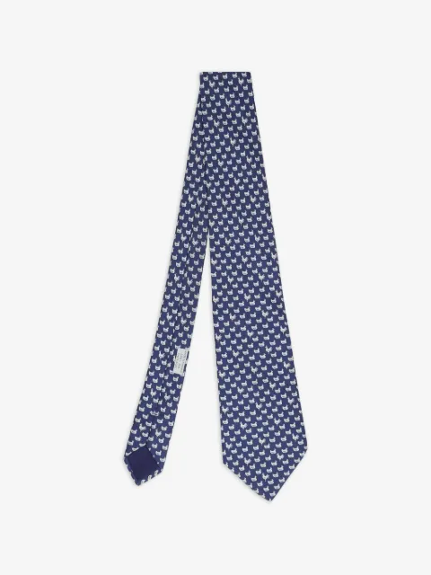 Hermès Pre-Owned chicken-print tie