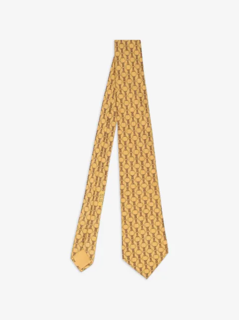 Hermès Pre-Owned geometric-print tie