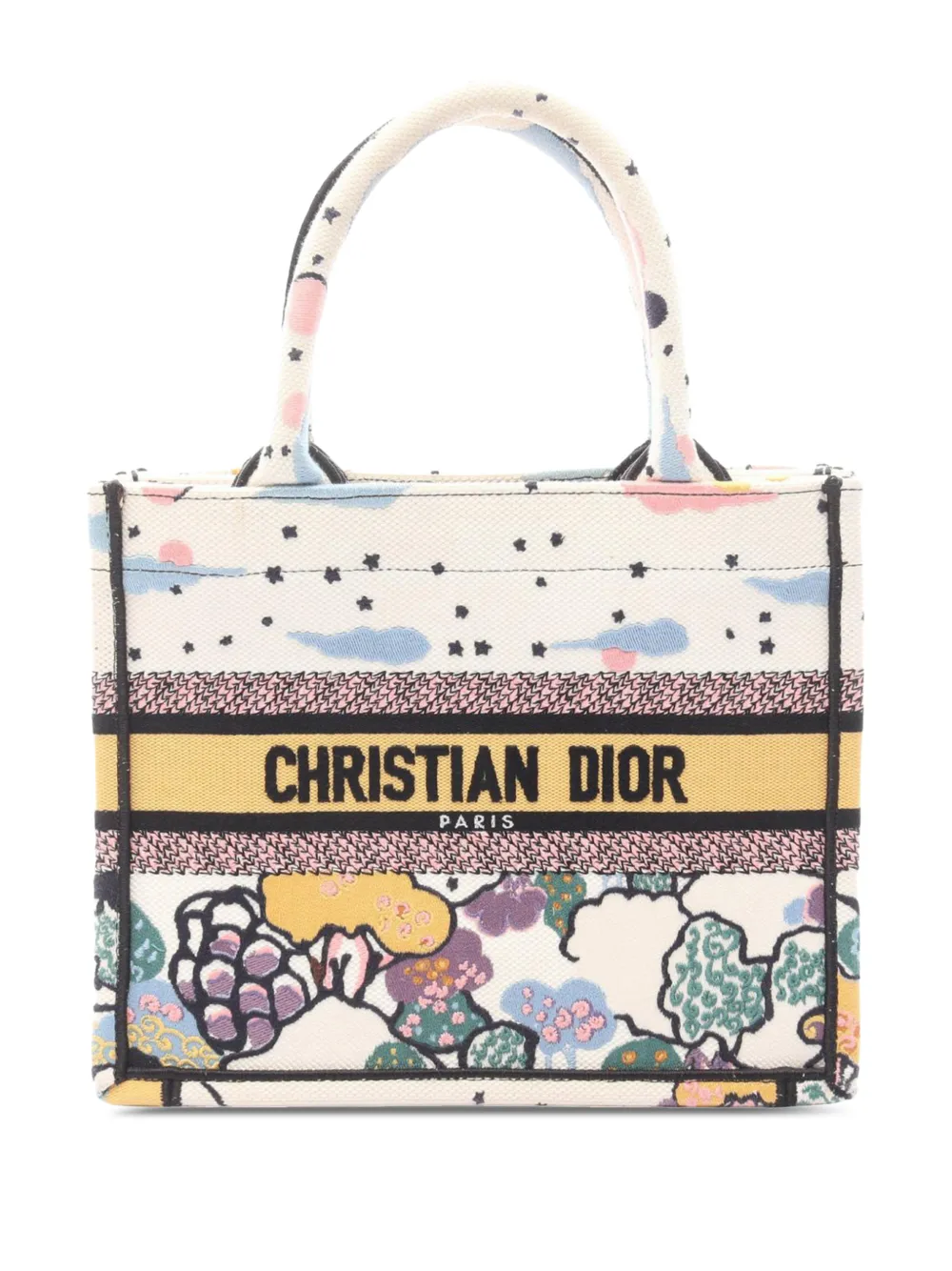 Christian Dior Pre-Owned 2000-2026 Small Ciel de Reve Book tote bag - White