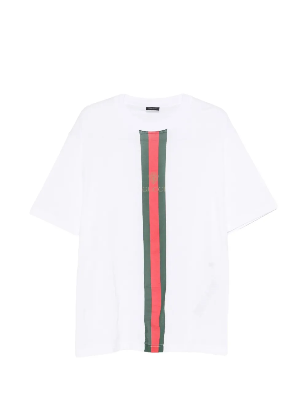 Gucci Web-stripe T-shirt - Weiß