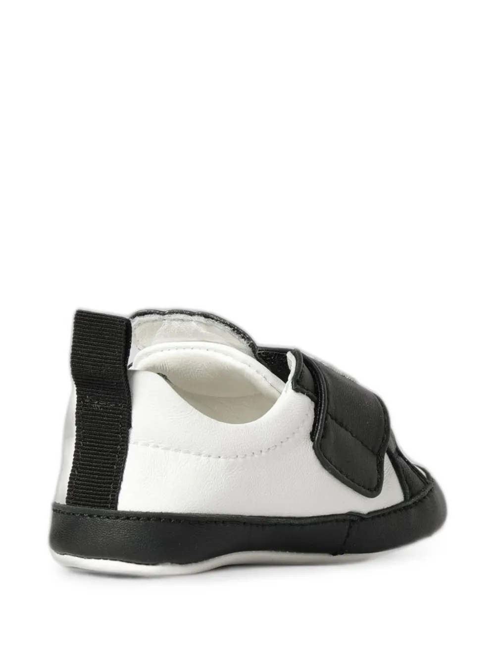 Moschino Kids Teddy Bear patch touch-strap sneakers Wit