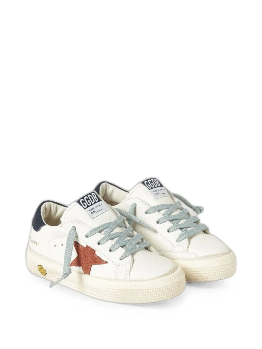 Golden Goose Kids May star-patch sneakers Beige
