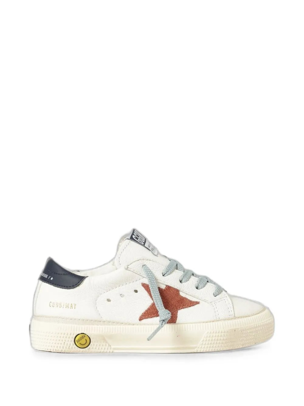 Golden Goose Kids May star-patch sneakers Beige