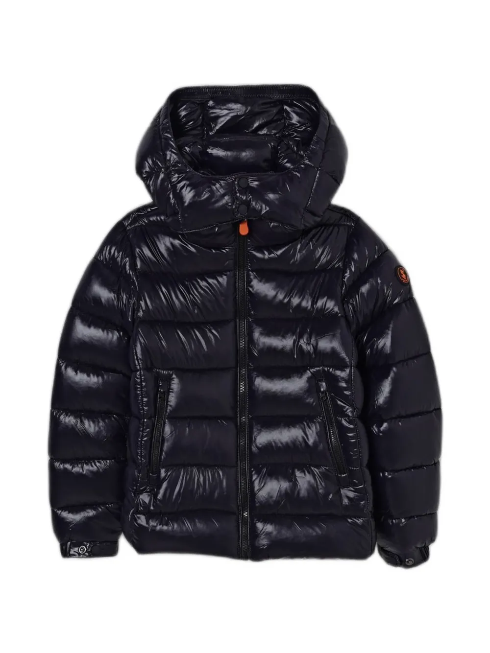 Save The Duck Kids quilted hooded jacket - Blu