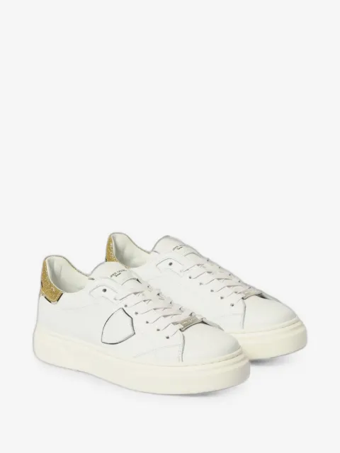 Philippe Model Kids Temple glitter-detail sneakers