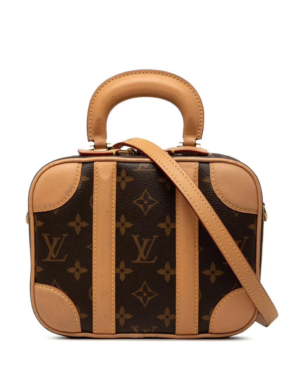 Louis Vuitton Pre-Owned 2019 Monogram Valisette BB satchel - Marrone