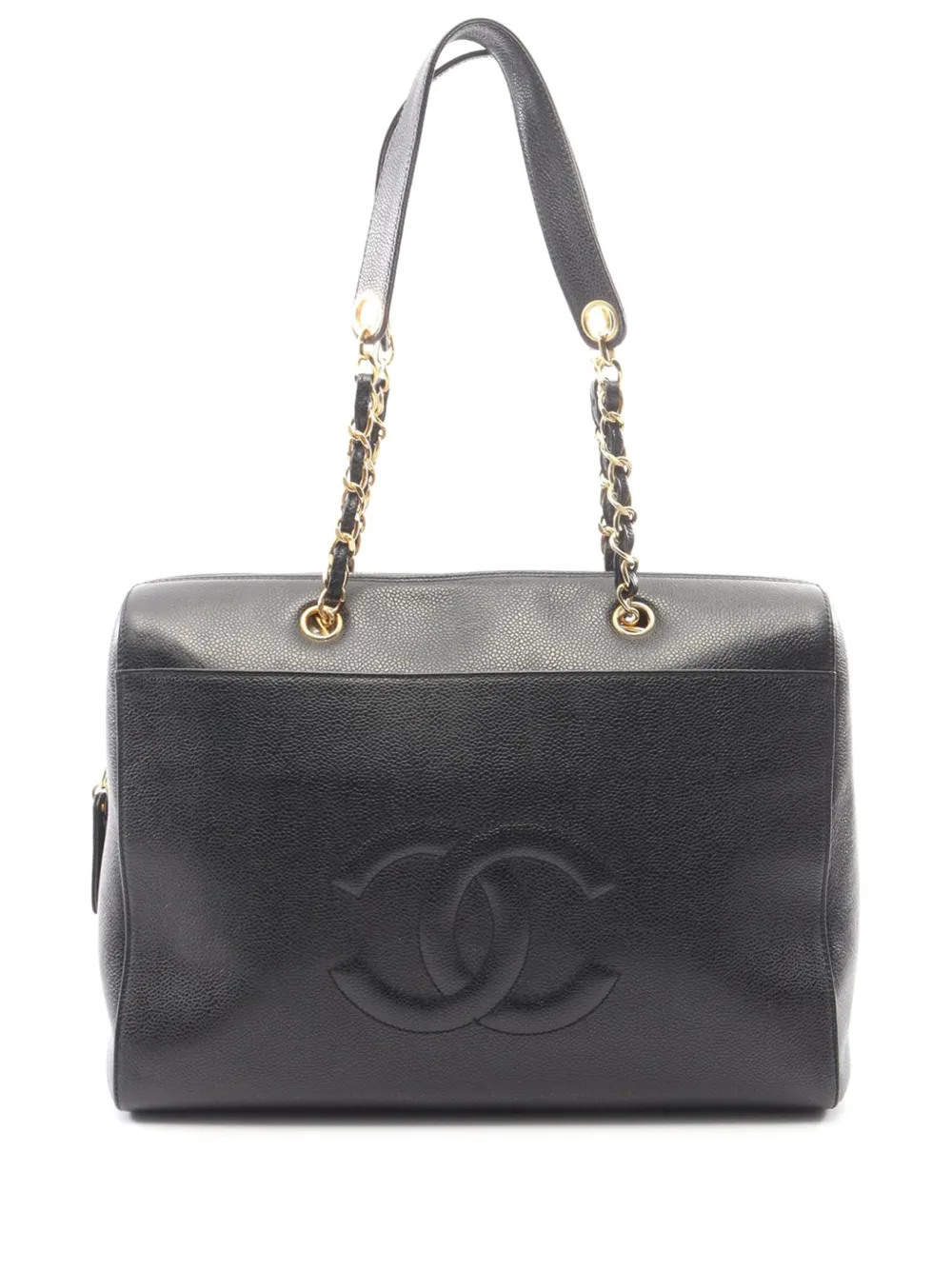 CHANEL Pre-Owned 1997-1999 CC Caviar tote bag - Nero