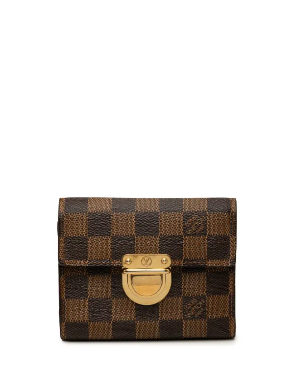 Louis Vuitton Pre-owned 2009 Damier Ebene Koala Wallet Small Wallets in Brown
