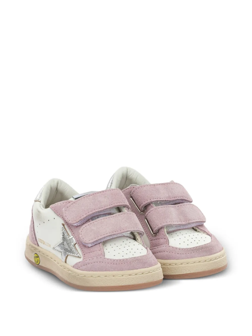 Golden Goose Kids Ball Stop sneakers met klittenband Roze