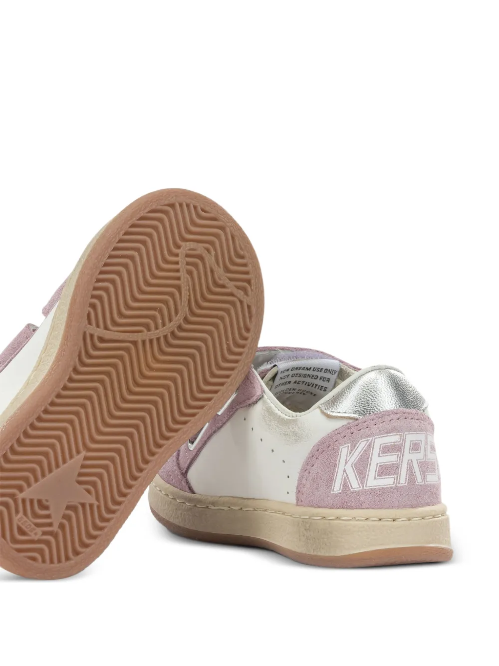 Golden Goose Kids Ball Stop sneakers met klittenband Roze