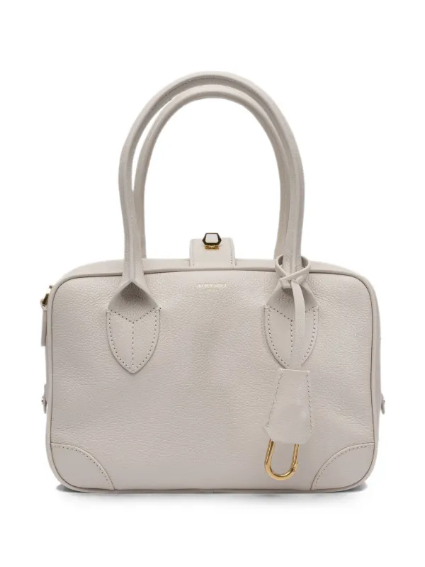 Golden Goose Vita Leather Tote Bag in White