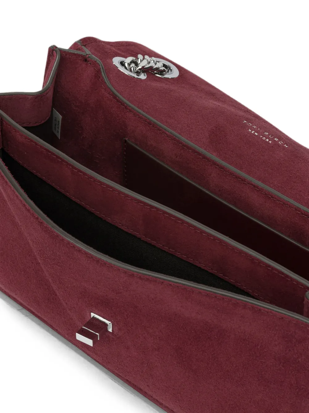 Tory Burch Kira suède schoudertas Rood