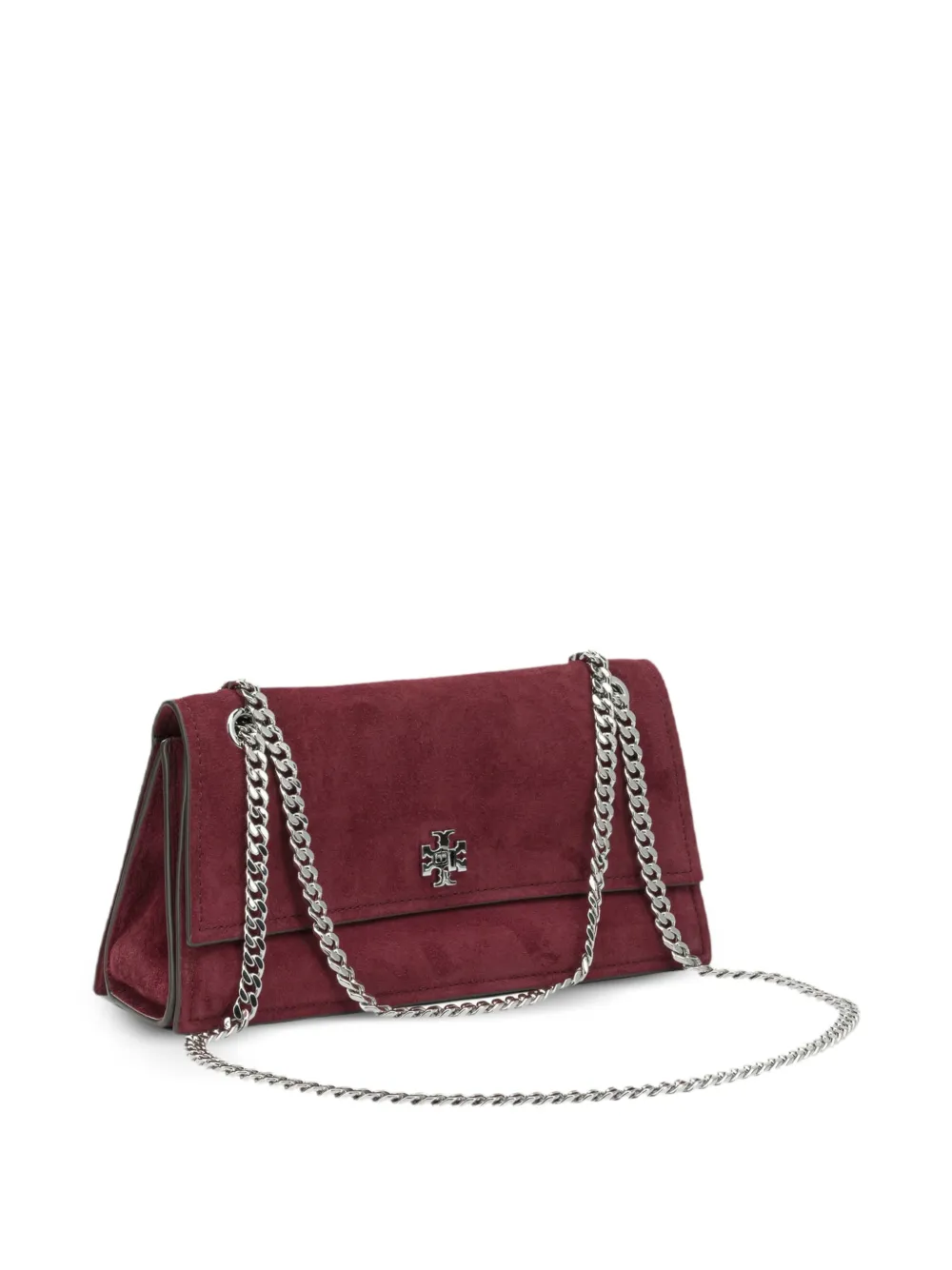 Tory Burch Kira suède schoudertas Rood