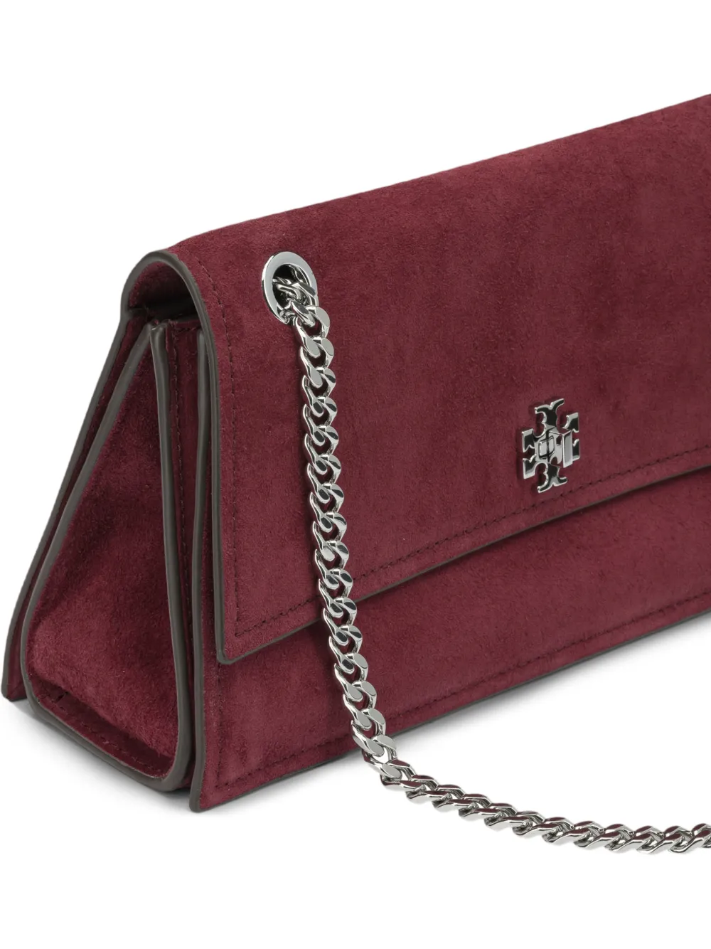 Tory Burch Kira suède schoudertas Rood