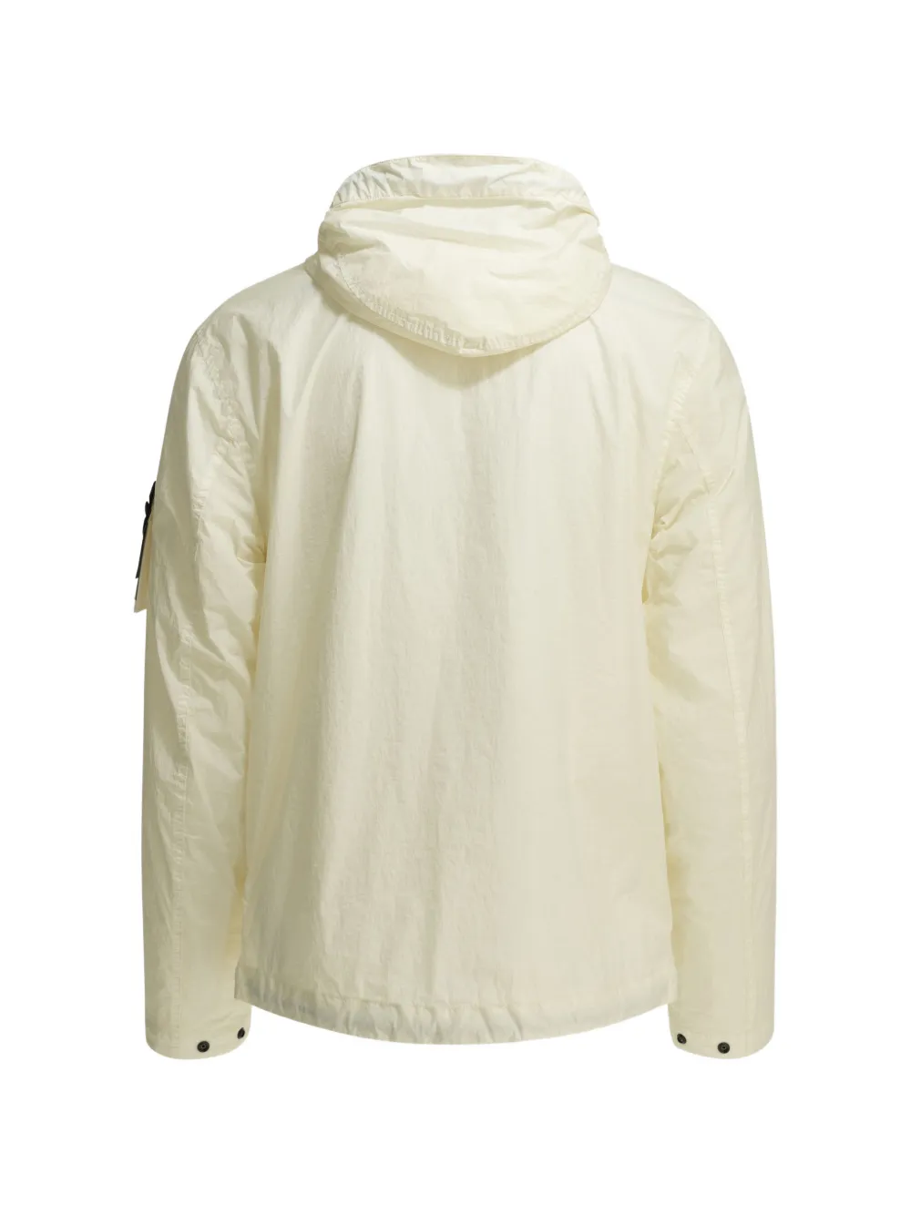 Stone Island Jas met capuchon en Compass-patroon Beige