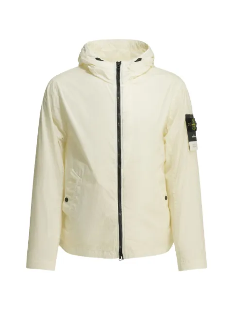 Stone Island abrigo con capucha y motivo Compass