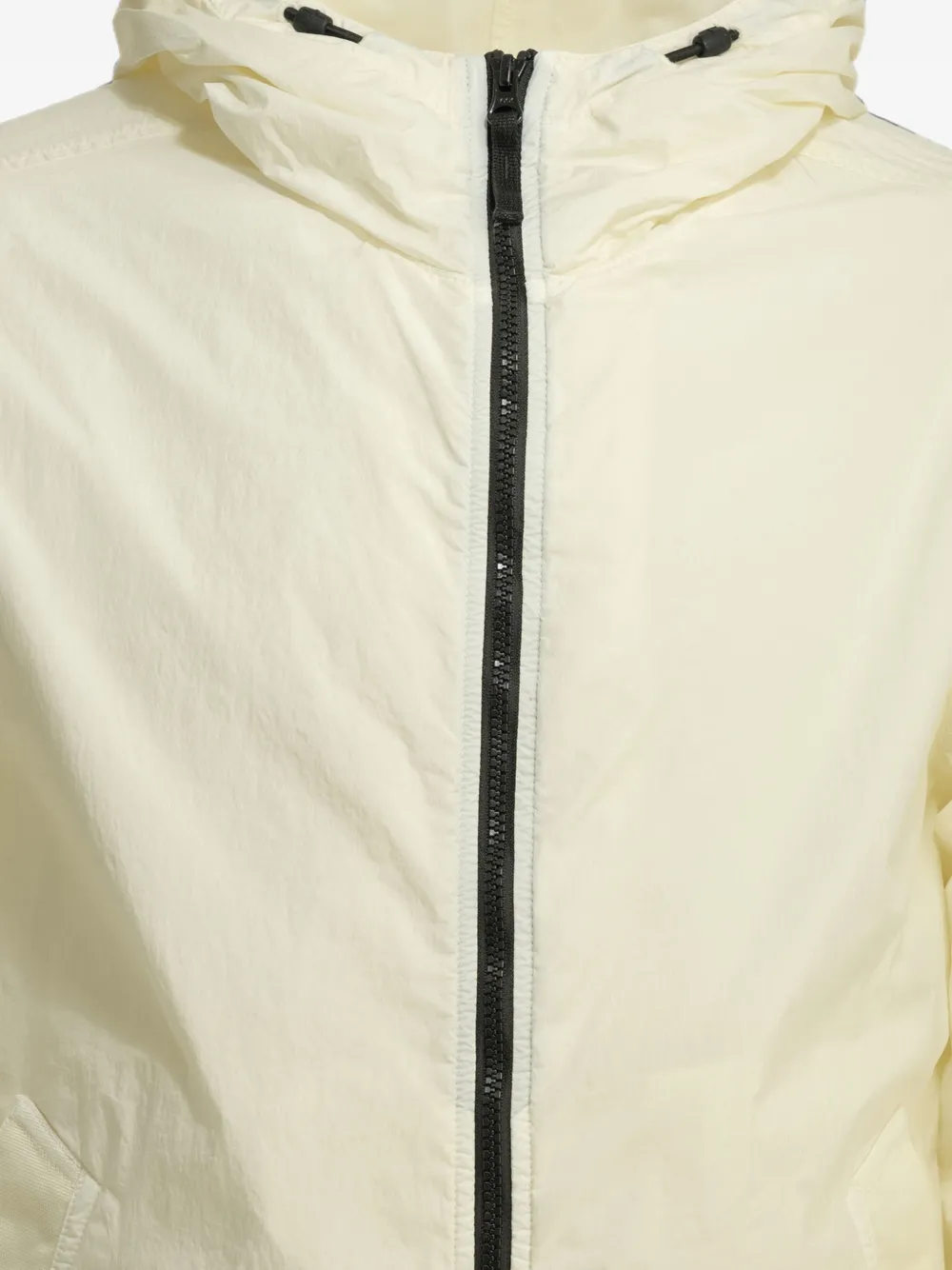 Stone Island Jas met capuchon en Compass-patroon Beige
