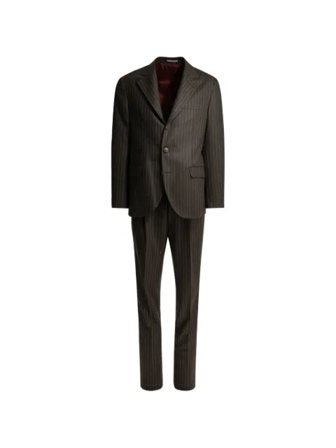 Brunello Cucinelli pinstripe-pattern suit