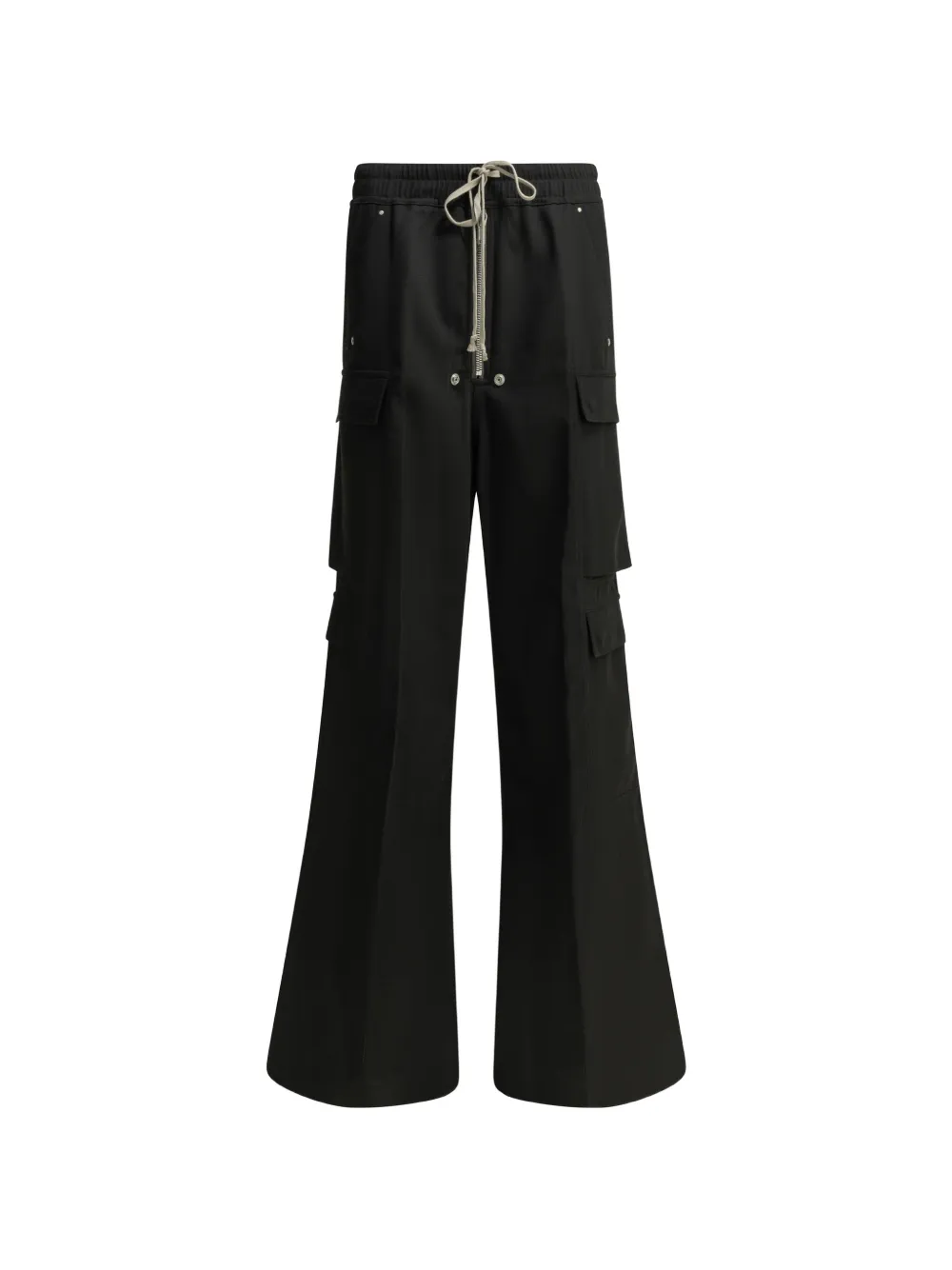 Rick Owens Wide-leg Cargo Pants In Black