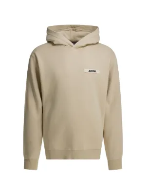Jacquemus logo-patch Hoodie | ブラック | FARFETCH JP