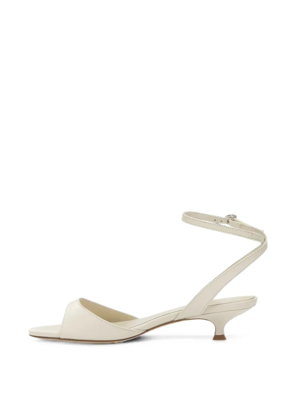 Aeyde Zelia buckle-fastening leather sandals Beige