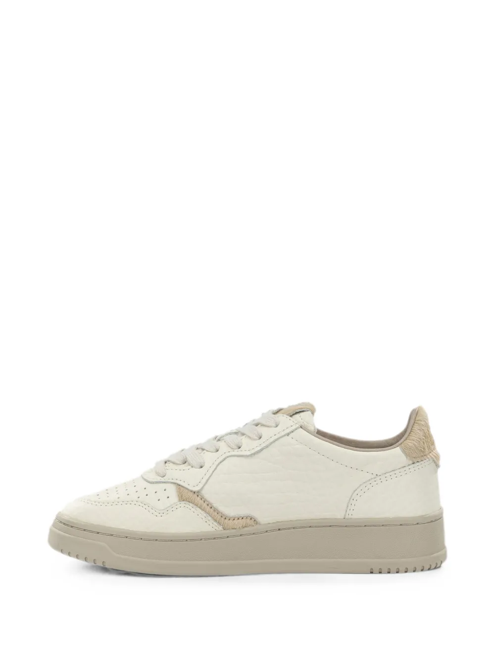 Autry Medalis panelled sneakers Beige