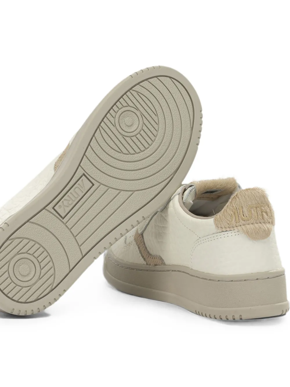 Autry Medalis panelled sneakers Beige