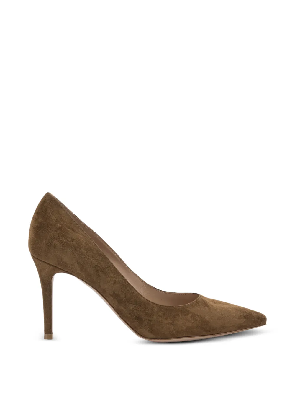 Gianvito Rossi Gianvito 85 pointed-toe pump heels - Brown