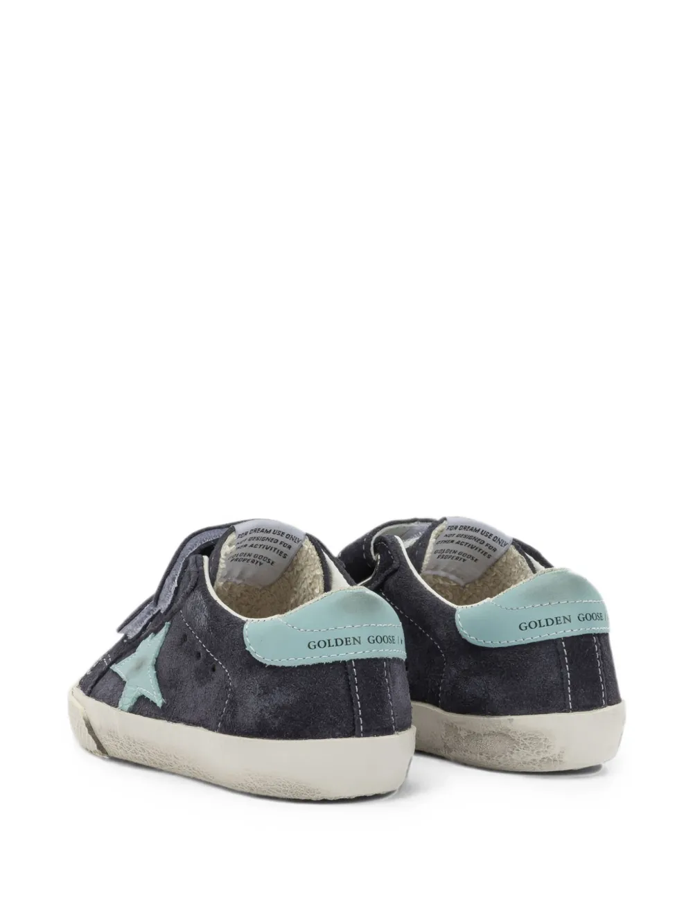 Golden Goose Kids Old School star-patch sneakers Blauw