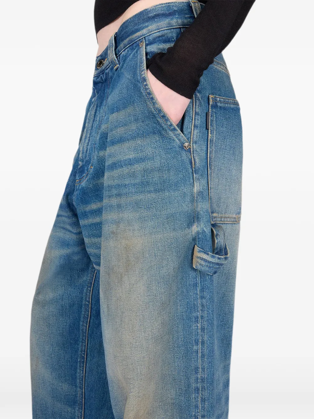 Haikure Jeans met vervaagd effect Blauw