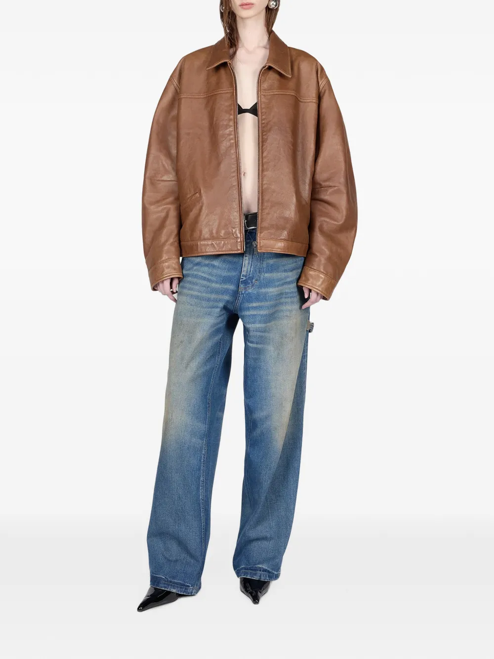 Haikure Jeans met vervaagd effect Blauw