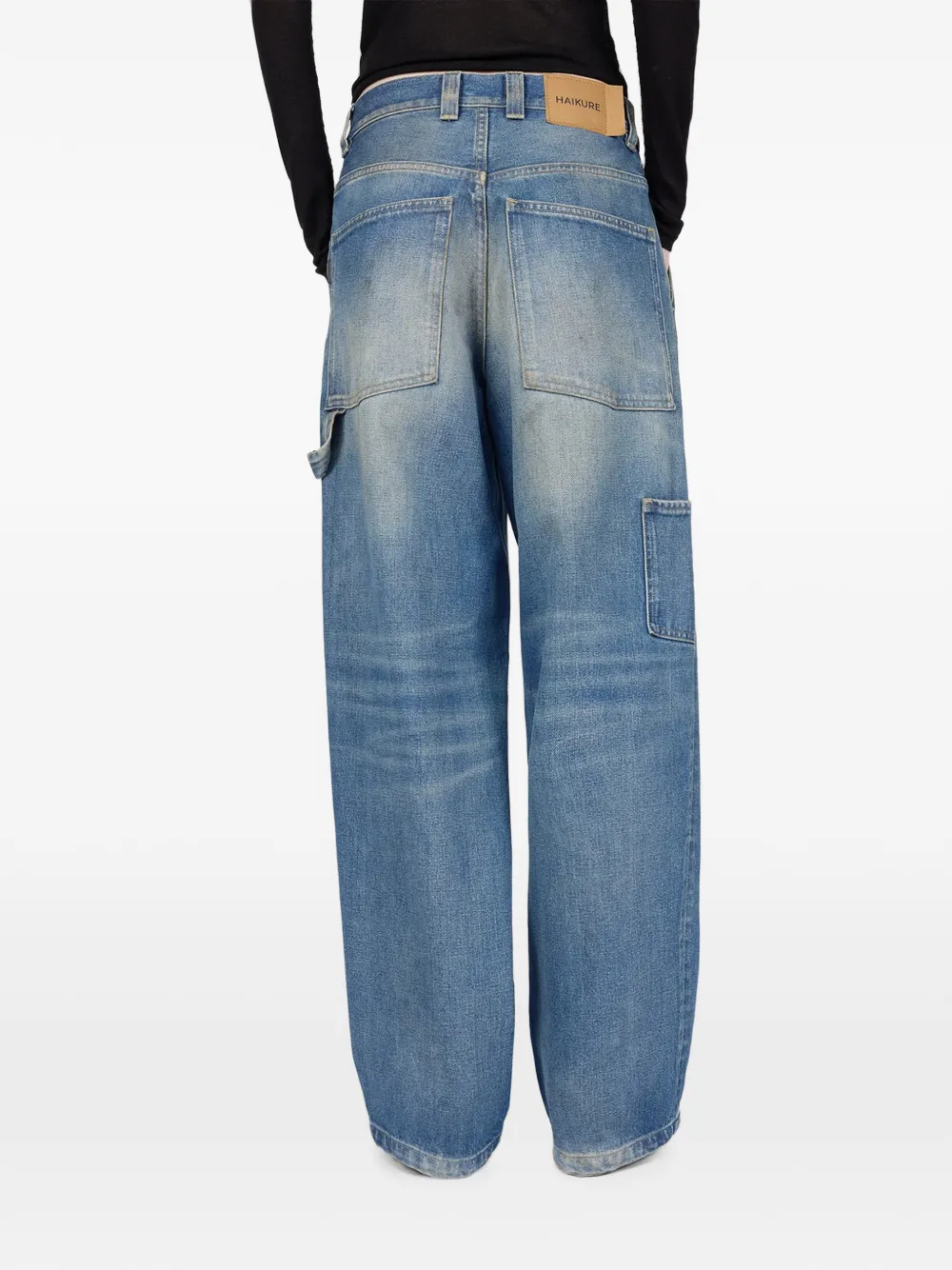 Haikure Jeans met vervaagd effect Blauw