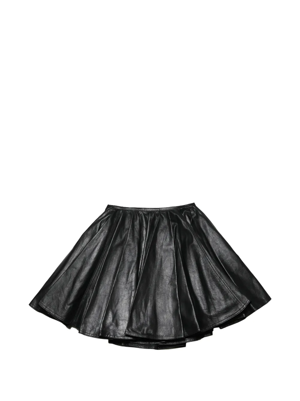 Haikure pleated mini skirt - Schwarz