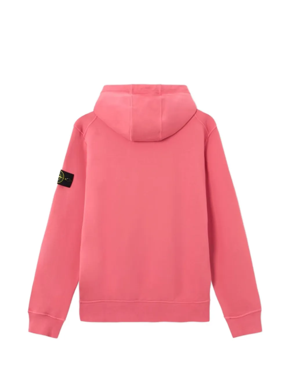 Stone Island Hoodie met logopatch Roze