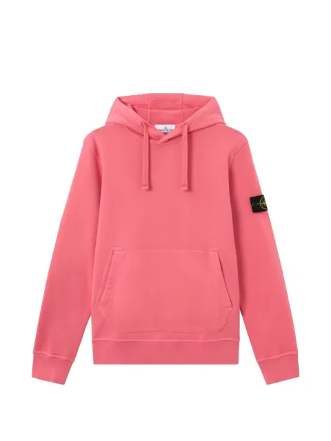 Stone Island logo-patch hoodie