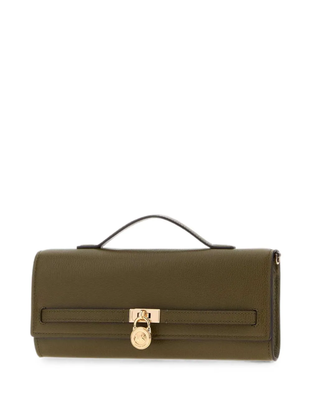 Michael Kors medium Hamilton Moderne leather clutch bag Groen