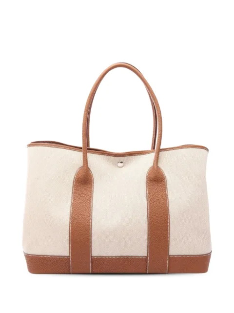 Hermès Pre-Owned 2025 Toile and Negonda Garden Party 39 tote bag
