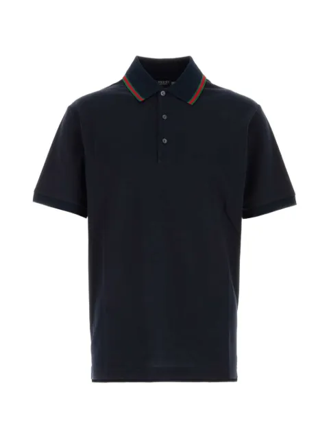 Gucci Web-stripe polo shirt