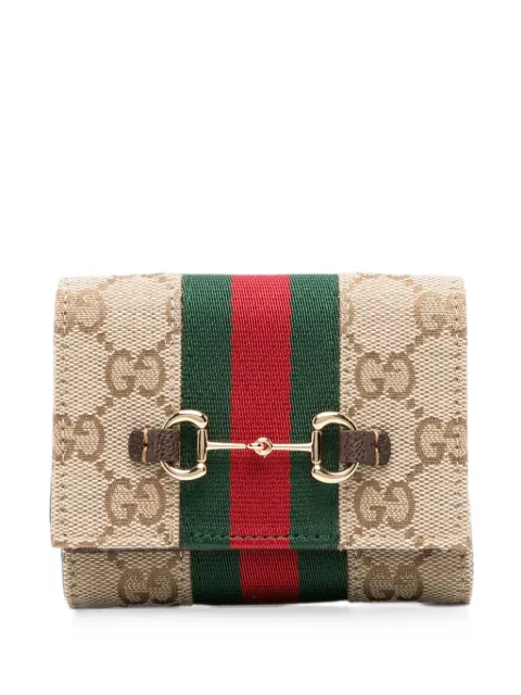 Gucci Horsebit GG Supreme wallet